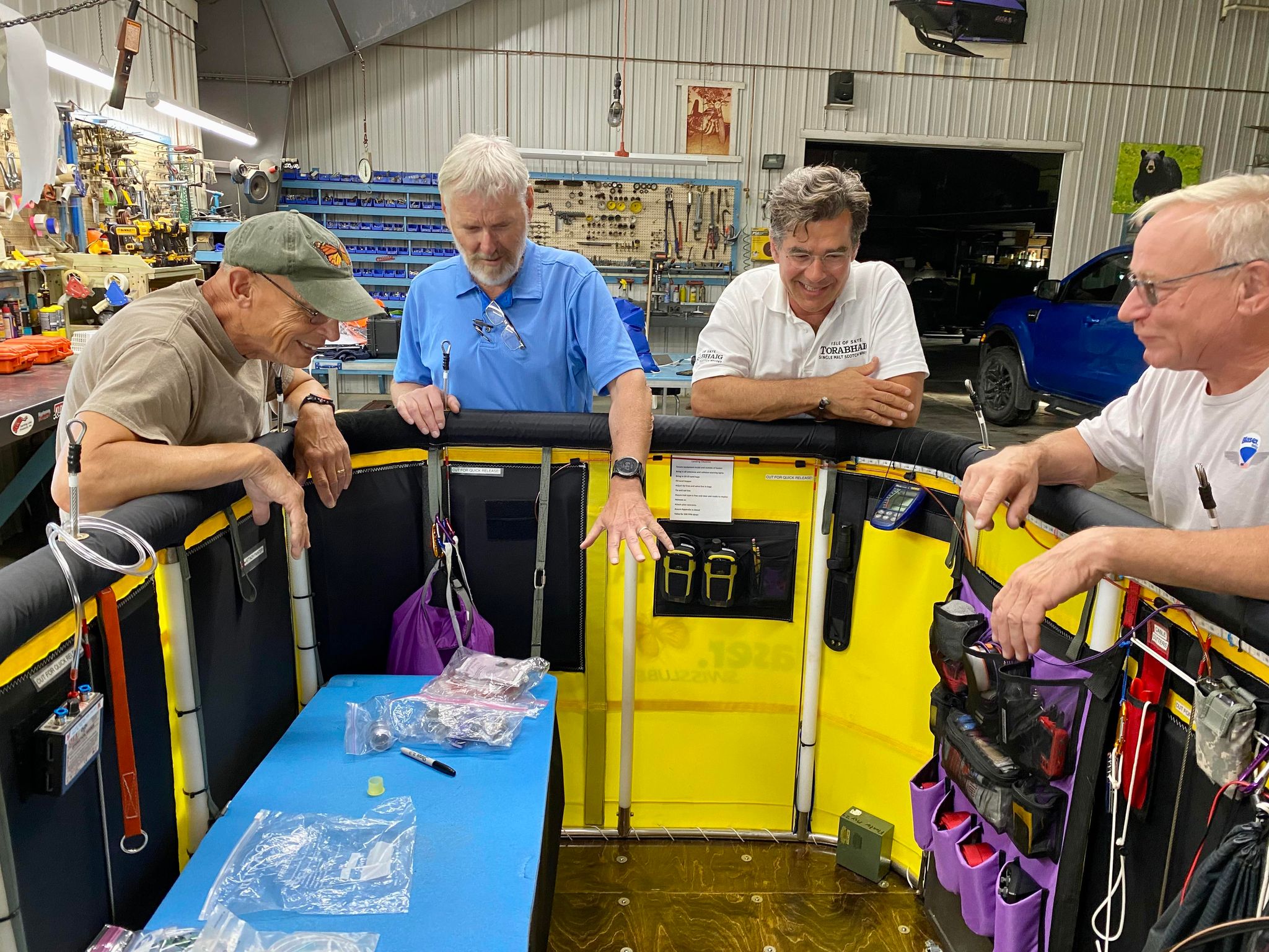 1-Atlantic Attempt Prep Bert, Frederik and ...Atlantic Gondola-Presque Aisle preparations 27 june 2024 Photo Credit Paul Cyr