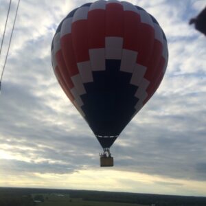 Pilot Charles Blair Flying His Balloon "A Rising Star" Credit: Todd Davis